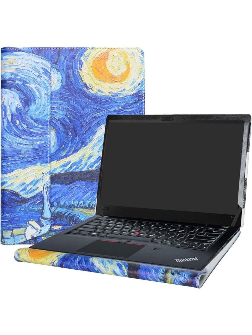 Starry Night Protective Case for 14" Lenovo ThinkPad T Series Laptops, Durable